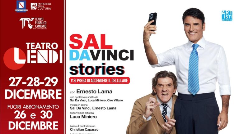 Al Teatro Lendi, le feste natalizie con le Stories di Sal Da Vinci