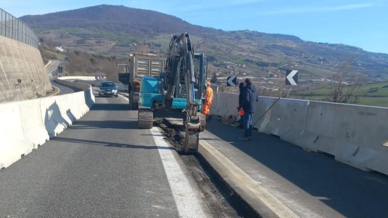 Controlli tra i cantieri del raccordo Potenza – Sicignano dopo il crollo di Firenze