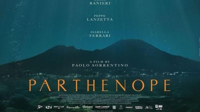 Il “mare amniotico” di Paolo Sorrentino a Cannes: nella locandina di “Parthenope” anche il Vesuvio è sott’acqua