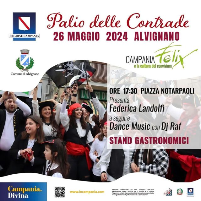 La grande festa del Palio delle Contrade Alvignanesi in provincia di Caserta