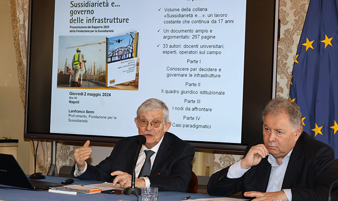 Presentato il Rapporto “Sussidiarietà e… governo delle infrastrutture”