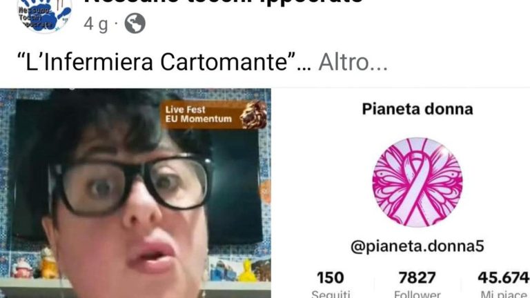 Infermiera chiromante su Tiktok, l’Asl apre un’inchiesta