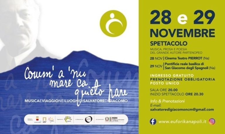 Spettacolo teatrale “Comm’ a ‘nu mare ca quieto pare”