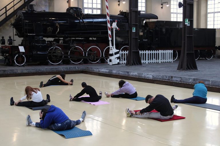 Lezione di Pilates e Tisana al Museo Nazionale Ferroviario di Pietrarsa